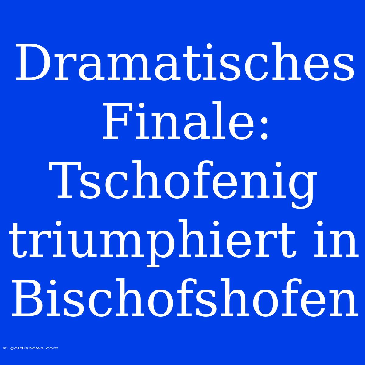 Dramatisches Finale: Tschofenig Triumphiert In Bischofshofen