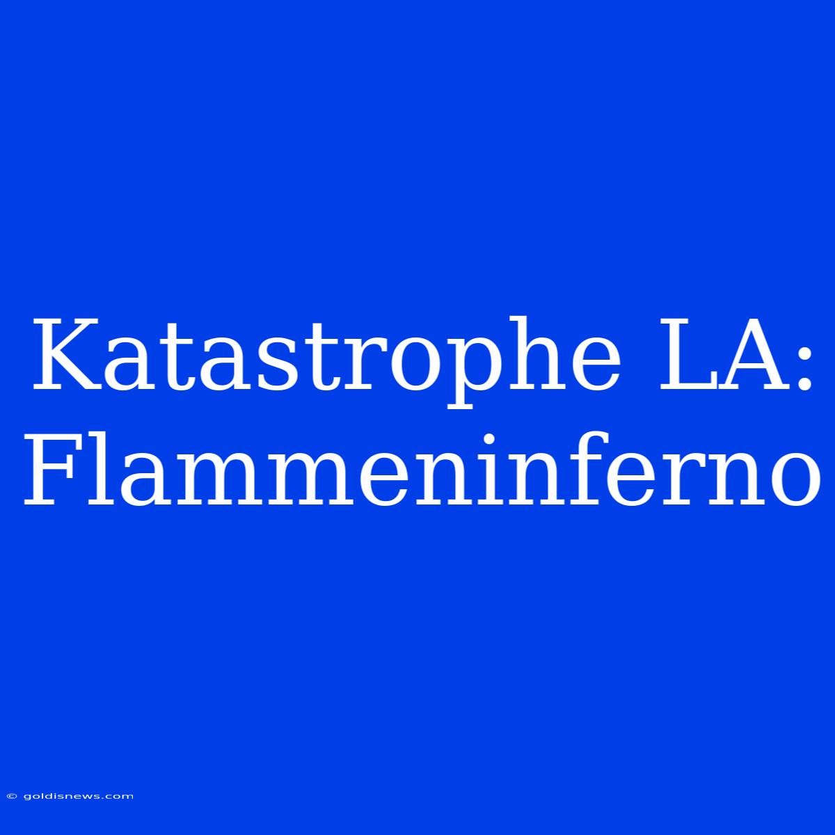 Katastrophe LA: Flammeninferno