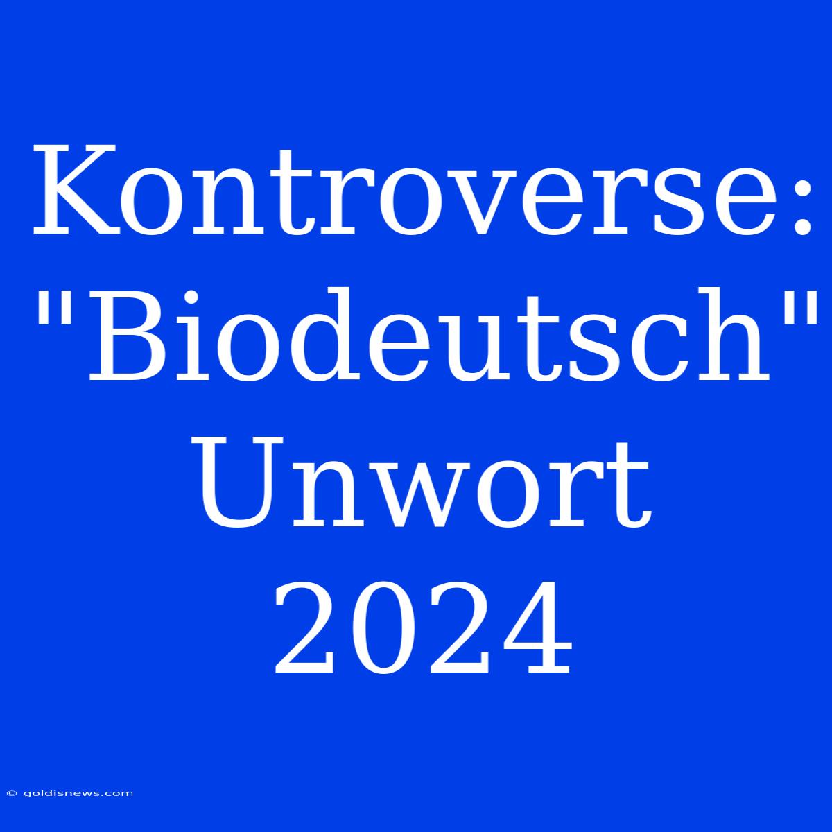 Kontroverse: 