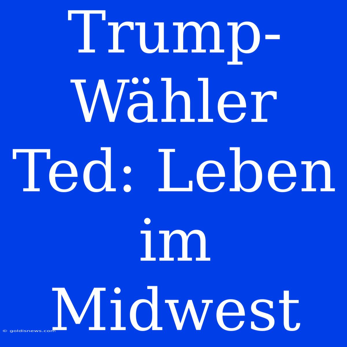 Trump-Wähler Ted: Leben Im Midwest